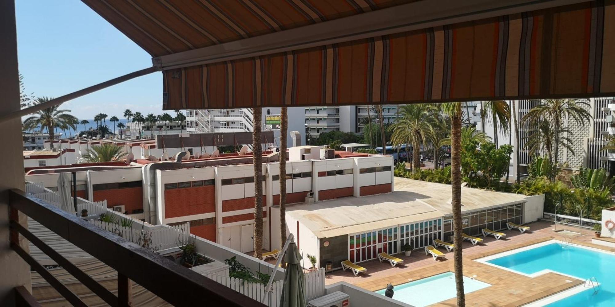 Top-apartment, 4 Og, Seitlicher Meerblick, Mit 1 Schlafzimmer Im Herzen Von , Gran Canaria Playa del Inglés